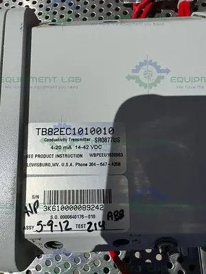USED ABB TB82EC1010010 CONDUCTIVITY TRANSMITTER 4-20 MA W/ SENSOR