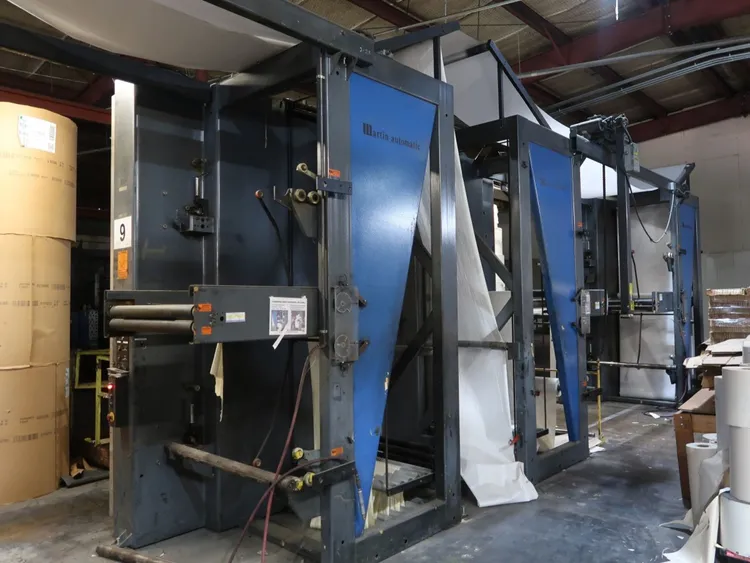 Used MARTIN AUTOMATIC ECP-1338 Splicers 50" (Pair) Splicers Illinois US | Machinery Solutions Group, Inc. #541613