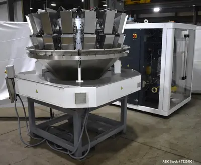 Used MASIPACK VS300 Net Weigh Filler Scale Vertical Form & Fill Illinois US | Aaron Equipment #86732