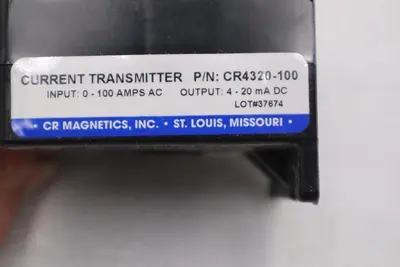CR MAGNETICS CR4320-100 Current Transmitter NEW WITH BOX STOCK G651