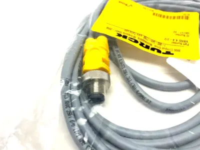 New | in-Stock Turck Splitter Junction Cordset M12 4-Pin to Dual Pigtail Bus Bars & Plugs Michigan US | Maverick Industrial Sales #1483166