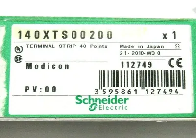 NEW SCHNEIDER ELECTRIC 140XTS00200 TERMINAL STRIP