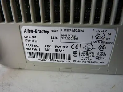 USED ALLEN BRADLEY 1794-IB16 SER A