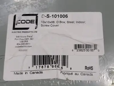 NEW CODE ELECRTIC D-S-101006