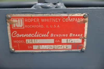 1993 ROPER WHITNEY CO. U416 Brake Presses | MD Equipment Services LLC (12)