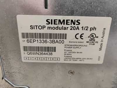 Siemens 6EP1336-3BA00 Electrical/PLC/Automation | ESS Industrial Equipment Sales (4)