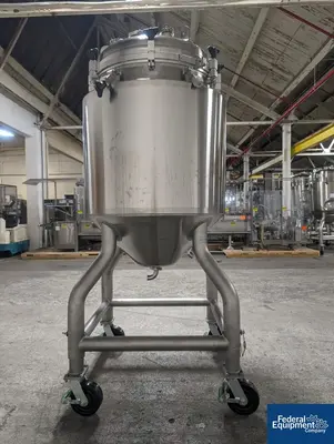 USED A&M Process 500 Liter A&B Process Receiver Tank, 316 S/S, 44/150#