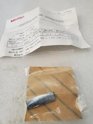MITUTOYO GAUGE BLOCK 06011