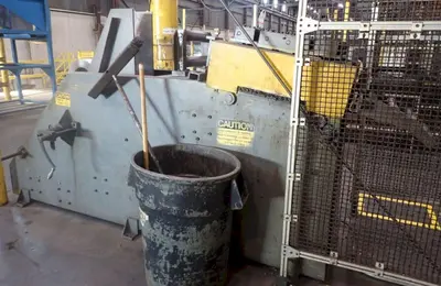 10000 LB X 12" X .187" JAYBIRD COIL CRADLE STRAIGHTENER