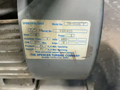Used SPENCER TURBINE COMPANY VB055EF Miscellaneous MRO Ohio US | HGR 24 #1548039