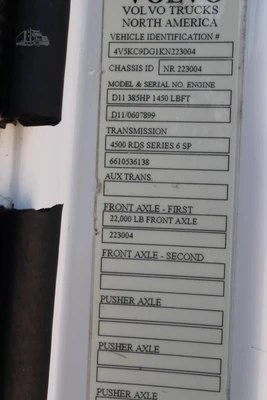 Used 2019 VOLVO VHD64B200 Septic/Sewer/Vacuum Trucks Texas US | Roll Off Truck World #1492002