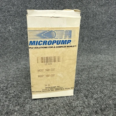 New | in-Stock Micro Pump 1601-337 Rotary Pumps California US | Davliegogo LLC #1708129