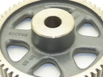 Boston Gear 10390 NH60 Spur Gear 60-Tooth 7.5" OD 1.25" W 1" Bore