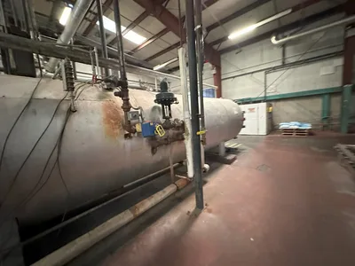 USED 1968 REID BOILER WORKS 60”X 40’ LONG DOUBLE DOOR