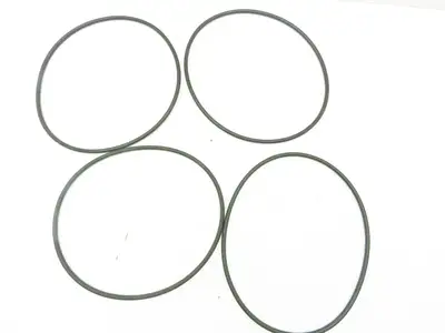 Viton 75 Duro Black O-Ring  1/4" x 9-1/2" ID x 10" OD  Lot of 4