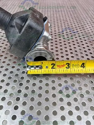 USED ITT PURE FLO 1-316L-RA15MAX-CWP150 DIAPHRAGM VALVE W/ 1" SANITARY FITTING