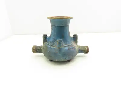 Liquid Flow Meter 3/4 x 3/4" Bronze Valve -No Reader