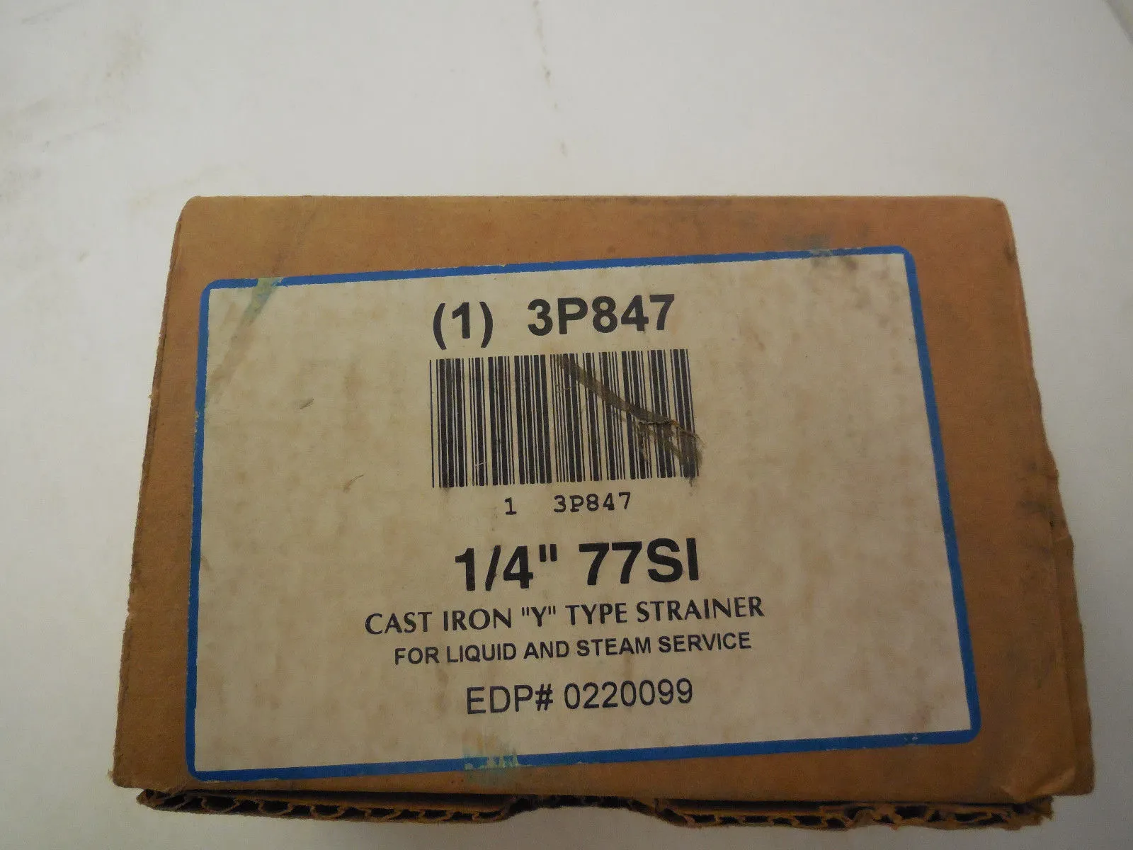 NEW WATTS REGULATOR 3P847 77SI 1/4" Y TYPE STRAINER