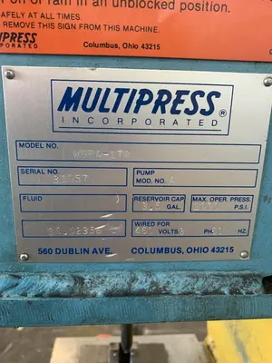 USED MULTIPRESS WUPA-1TR