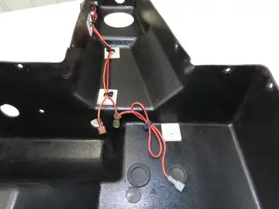 EZGO 640 Stand On Stockchaser Steering Console Black Plastic Cover Only
