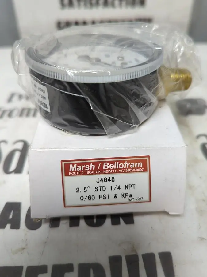 New | in-Stock MARSH J4646 Universal Pressure Meters Ohio US | Surplus Asset Holdings #1240807