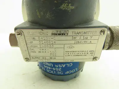 Foxboro 841GM-C Pressure Transmitter 3" Flange 12.5-36VDC 0-100PSI