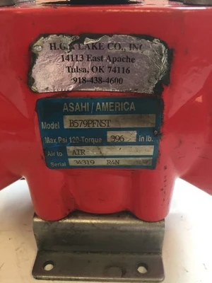 Used Asahi/America B579PFNST Parts (Hydraulics and Pneumatics) Indiana US | J&J Industrial Supply #511991