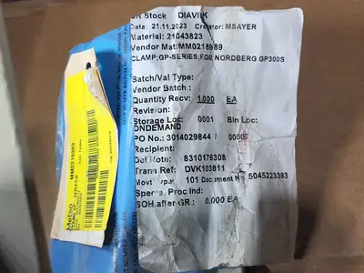 USED METSO MM0218989