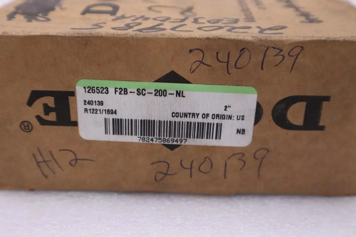 NEW IN BOX DODGE 126523 F2B-SC-200-NL / F2BSC200NL STOCK H1899