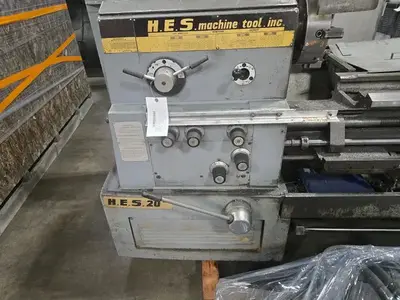 20" x 72" H.E.S., engine lathe with metric threading,loaded with tooling, 18-900 RPM, 15 HP