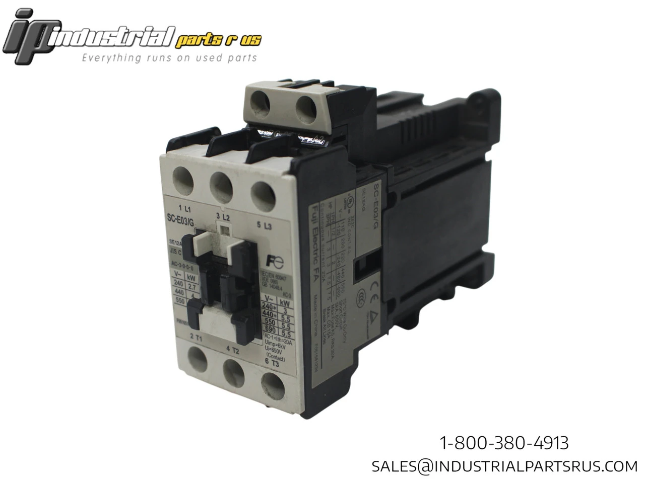 Fuji SC-E03/G Magnetic Contactor 110-120V 20A
