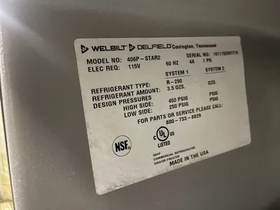 174-0109 Delfield 406P-STAR2 27” Undercounter Self Contained Worktop Cooler