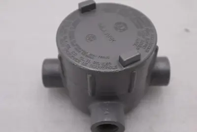 HUBBELL KILLARK GECTT-1 Conduit Outlet Body,Iron,Trd Sz 1/2in #2014-A