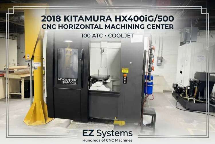 Used 2018 KITAMURA MYCENTER-HX400IG/500 Horizontal Machining Centers Arizona US | [EZ] EZ Systems #1278809