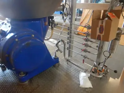 Alfa-Laval BREW 300 hermetic clarifier module, 316L SS.