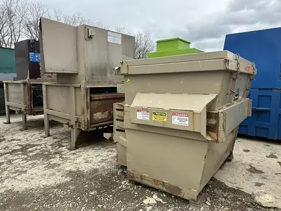 USED HARMONY C100SB TWO YARD SHORT BACK COMPACTOR