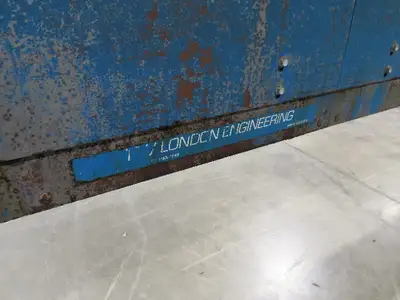 New London Engineering 7.5"x12' Plastic Roller Belt Accumulating Conveyor 30 FPM
