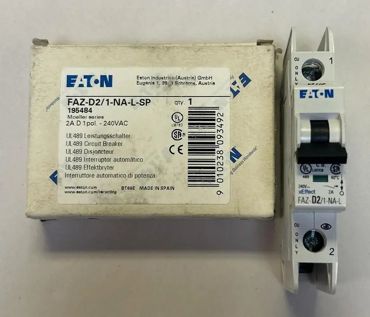 New | in-Stock EATON FAZ-D2/1-NA-L-SP Miscellaneous Equipment (Electrical & Power) Ohio US | Surplus Asset Holdings #1210221