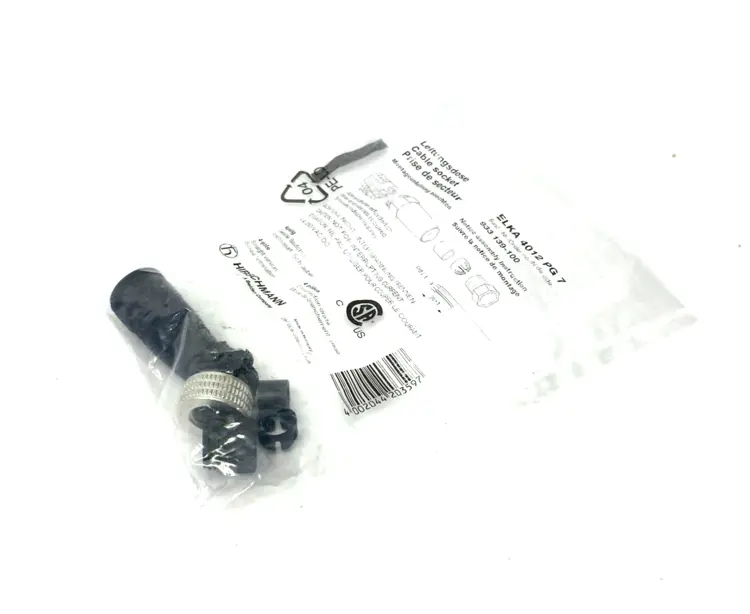New | in-Stock Lumberg Automation Round Female M12 Connector 933 139-100 Electrical Fittings Michigan US | Maverick Industrial Sales #1396993