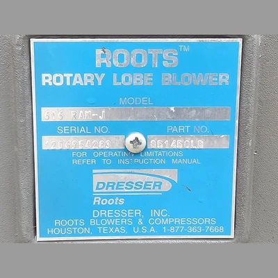 USED ROOTS DRESSER 616 RAM-J