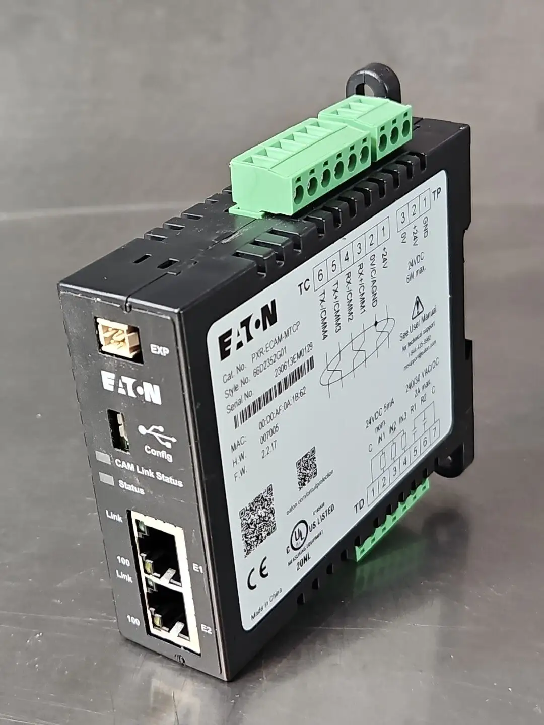 Eaton PXR-ECAM-MTCP Comunication Adapter Module for Modbus (BIN344)