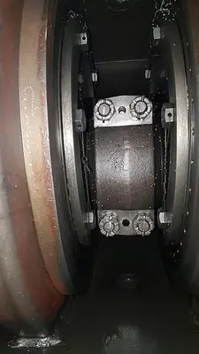 USED OILWELL SUPER 48 4.5X8 TRIPLEX WELL SERVICING REVERSING MUD PUMP