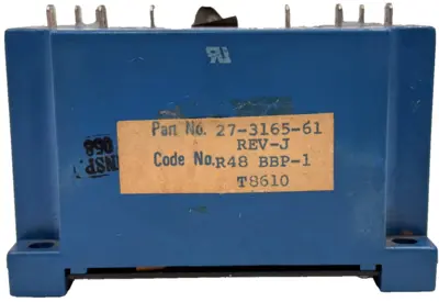 USED JOHNSON CONTROLS 27-3165-61 REV-J