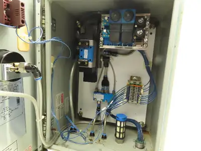 Festo Control Systems Pneumatic Solenoid Valve Control Panel Box 24VDC 16x12x8"