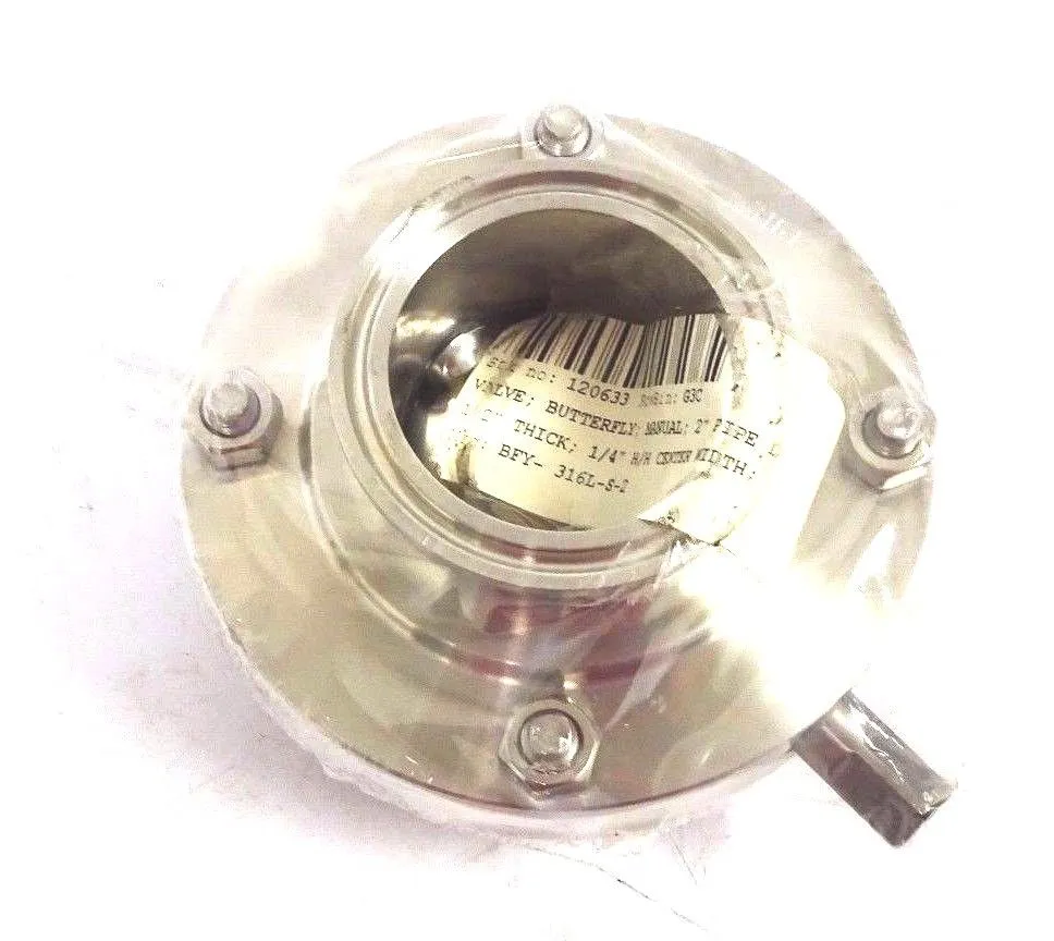 NEW BFY-316L-S-2 316L 304382 BUTTERFLY VALVE