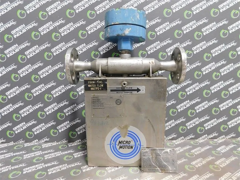 Micro Motion DS040S113 Mass Flow Sensor 1/2" 150# 05759 Meter Factor Used