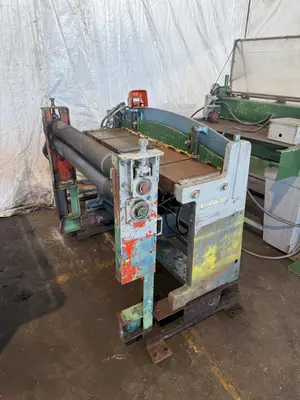 48” X 4" ARBOR STRILICH SLITTING LINE WITH FAMCO CUT OFF SHEAR & AMS CONTROLS. STOCK # 0664425