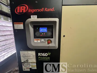 USED QUINCY AND INGERSOLL RAND AIR COMPRESSOR ROOM WITH DRYERS