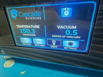 Used CASCADE CVO-5 DOUBLE UP VACUUM OVEN 14.4C TO 150C, 4.5 CU. FT WITH SHELVES Lab Vacuum Ovens California US | Equipment Lab #1262708