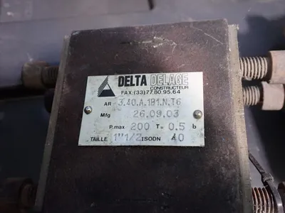 USED DELTA DELAGE 3.40.A.181.N.T6, MP3.40.187P.T6.X